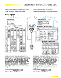 Thumbnail of document Data Sheet - 24D/25D Flanged Insertion Accutube
